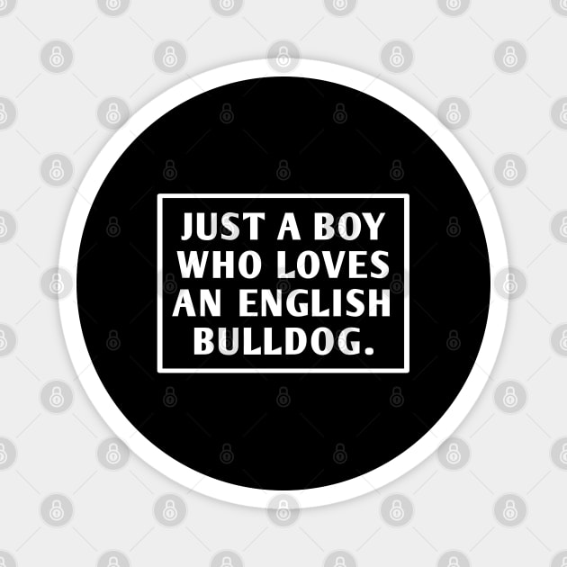 English Bulldog Magnet by BlackMeme94